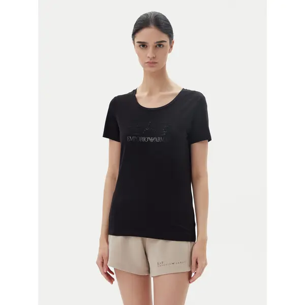 EA7 Emporio Armani EA7 Emporio Armani T-shirt 7W000094 AF10373 UC001 Crna Slim Fit