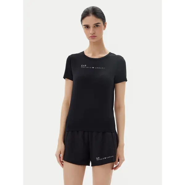 EA7 Emporio Armani EA7 Emporio Armani T-shirt 7W000274 AF12945 UC001 Crna Slim Fit