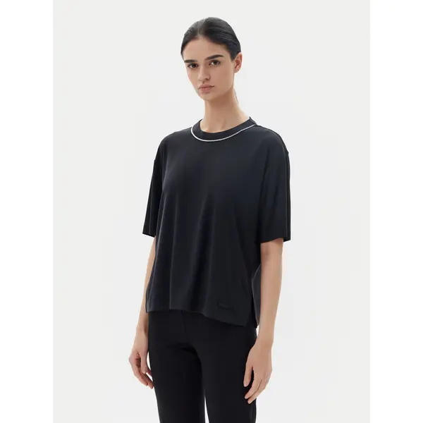 EA7 Emporio Armani EA7 Emporio Armani T-shirt 7W000340 AF12956 UC001 Crna Oversize