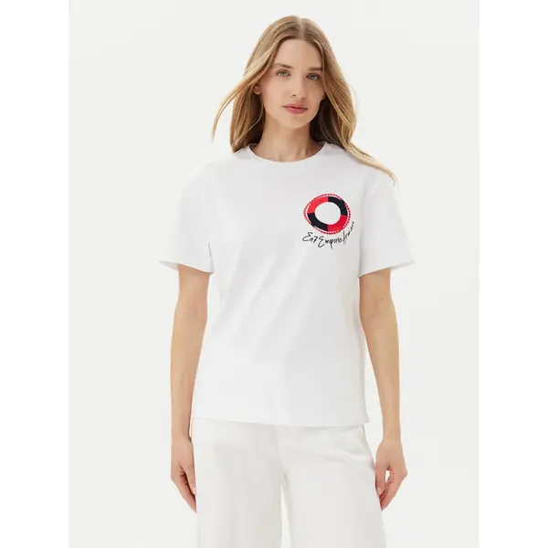 EA7 Emporio Armani EA7 Emporio Armani T-shirt 7W000491 AF12957 U0002 Bijela Regular Fit