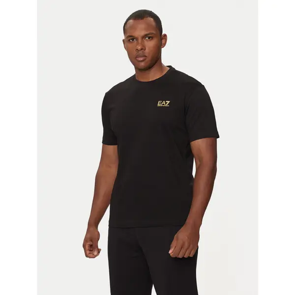 EA7 Emporio Armani EA7 Emporio Armani T-shirt 8NPT25 PJVPZ 0208 Crna Regular Fit
