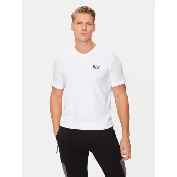 EA7 Emporio Armani EA7 Emporio Armani T-shirt 8NPT27 PJVQZ 1100 Bijela Regular Fit