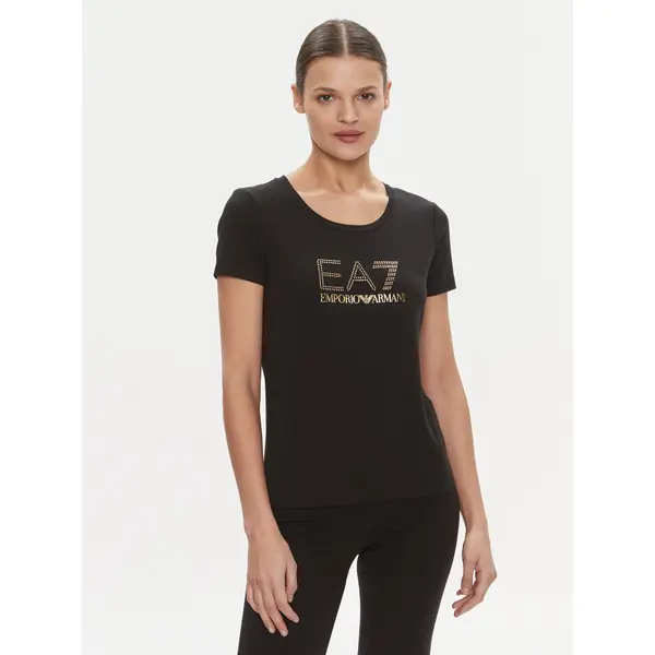 EA7 Emporio Armani EA7 Emporio Armani T-shirt 8NTT67 TJDQZ 1200 Crna Skinny Fit