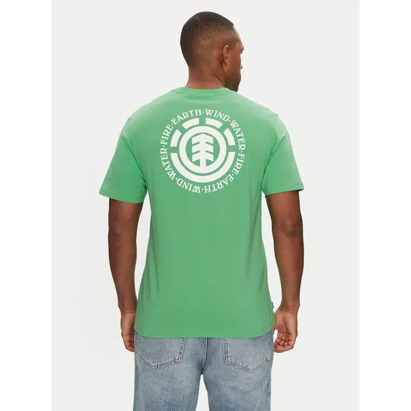Element Element T-shirt ELYZT00490 Zelena Regular Fit