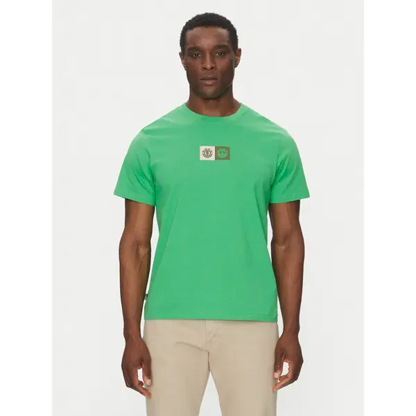 Element Element T-shirt ELYZT00492 Zelena Regular Fit