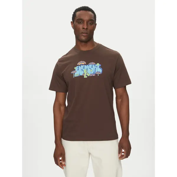 Element Element T-shirt ELYZT00512 Smeđa