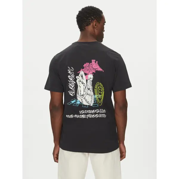 Element Element T-shirt ELYZT00524 Crna Relaxed Fit