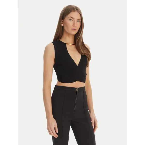 Elisabetta Franchi Elisabetta Franchi Top TK-76S-61E2-V250 Crna Regular Fit