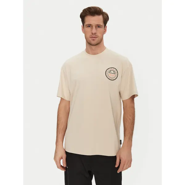 Ellesse Ellesse T-shirt Duomo SHZ21889 Bež Relaxed Fit