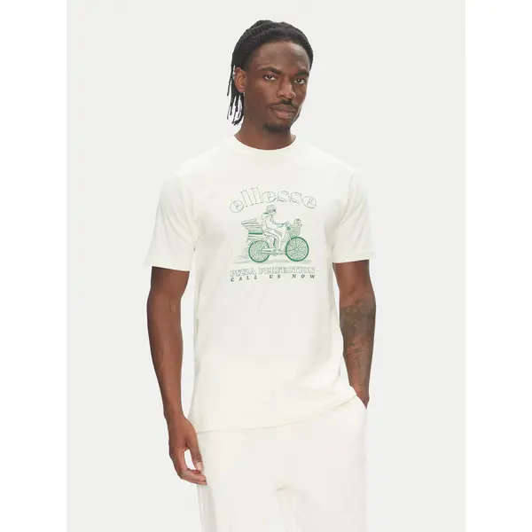Ellesse Ellesse T-shirt Mellino SHZ21848 Bijela Regular Fit