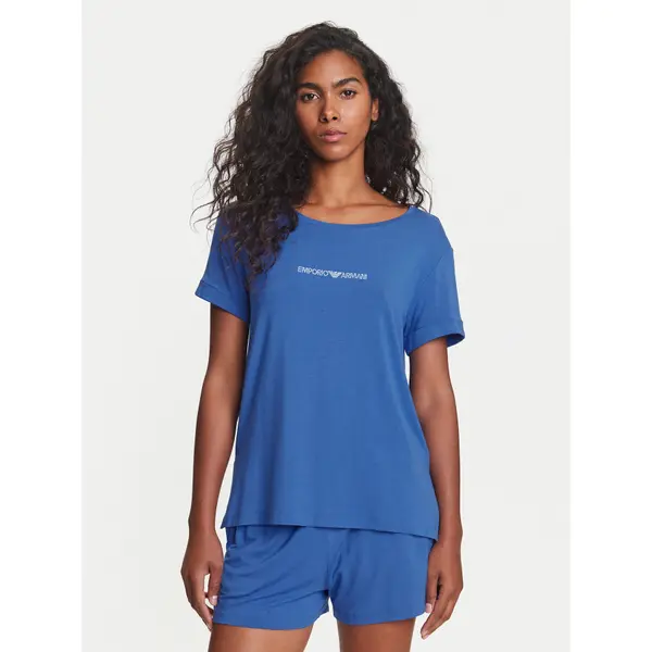 Emporio Armani Emporio Armani T-shirt EW000780 AF12192 UA012 Plava Regular Fit