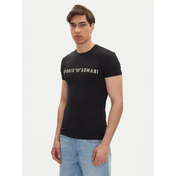 Emporio Armani Underwear Emporio Armani Underwear T-shirt EM000375 AF10772 UC001 Crna Slim Fit