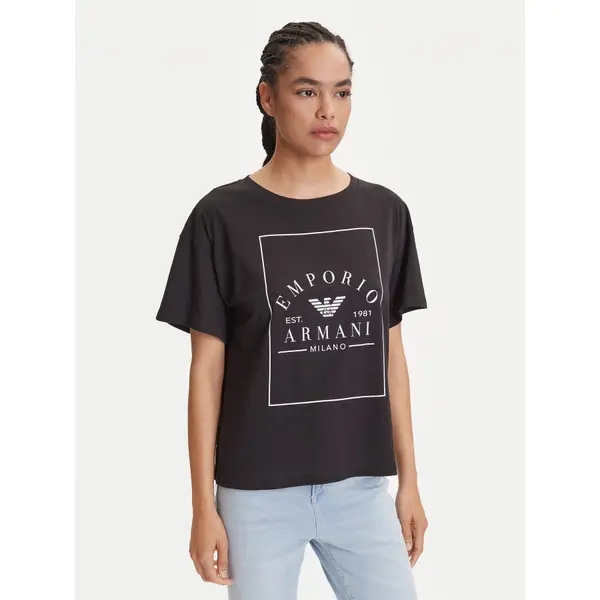 Emporio Armani Underwear Emporio Armani Underwear T-shirt EW000553 AF10887 UC001 Crna Loose Fit