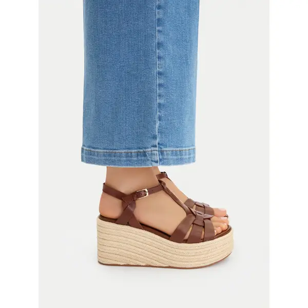 Badura Espadrile Badura EO-AMARI-LT0228-26-805 Smeđa
