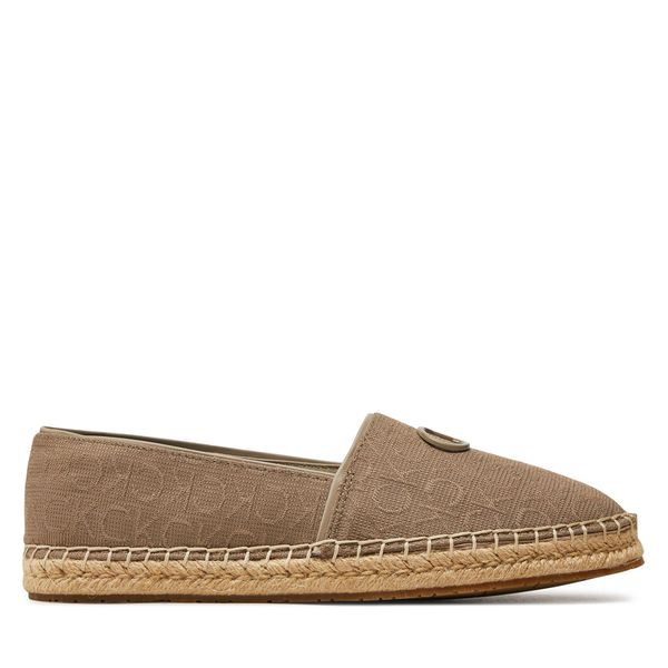 Calvin Klein Espadrile Calvin Klein Espadrille Relock Mono Jacq HW0HW01916 Smeđa