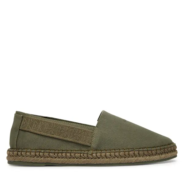 Calvin Klein Espadrile Calvin Klein Espadrille Webbing Cv HM0HM02075 Zelena