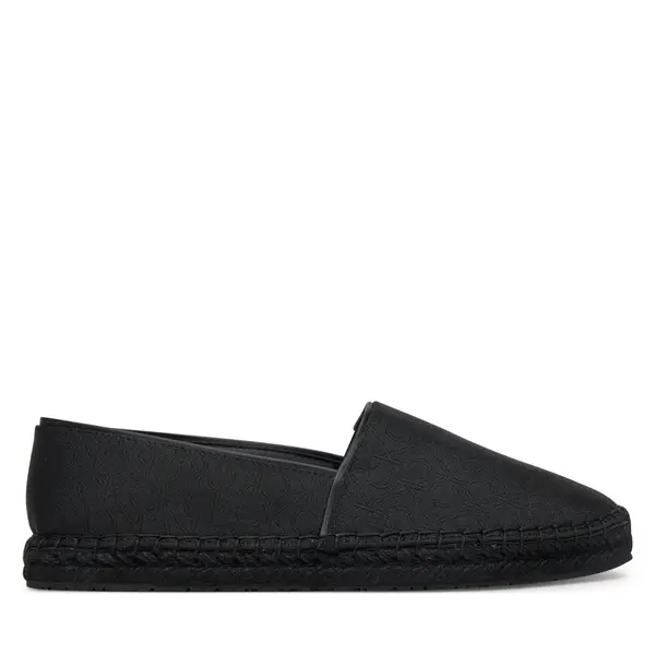 Calvin Klein Espadrile Calvin Klein Flat Espadrille - Jacq HW0HW02467 Crna