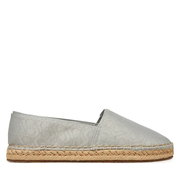 Calvin Klein Espadrile Calvin Klein Flat Espadrille - Jacq HW0HW02467 Siva