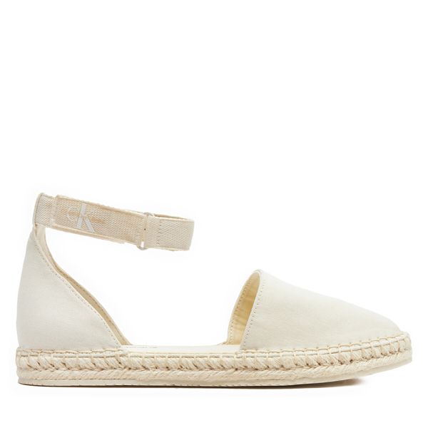 Calvin Klein Jeans Espadrile Calvin Klein Jeans Ankle Espadrille Btw YW0YW01027 Creamy White/Bright White 0F9