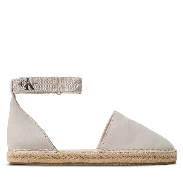 Calvin Klein Jeans Espadrile Calvin Klein Jeans Ankle Espadrille YW0YW01027 Eggshell ACF