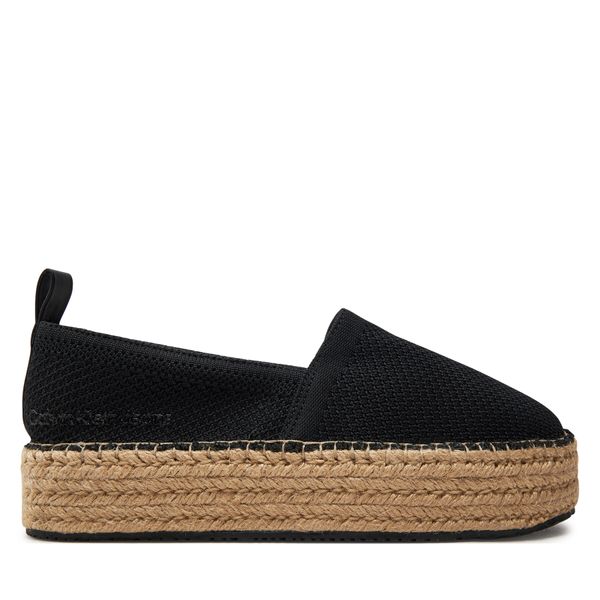 Calvin Klein Jeans Espadrile Calvin Klein Jeans Platform Espadrille Uc YW0YW01377 Black BEH