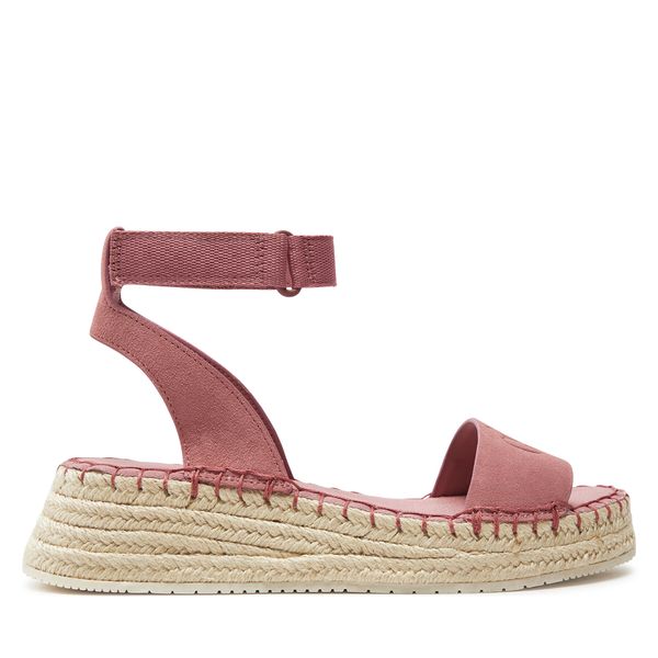 Calvin Klein Jeans Espadrile Calvin Klein Jeans Sporty Wedge Rope Su Con YW0YW00977 Ash Rose TQY
