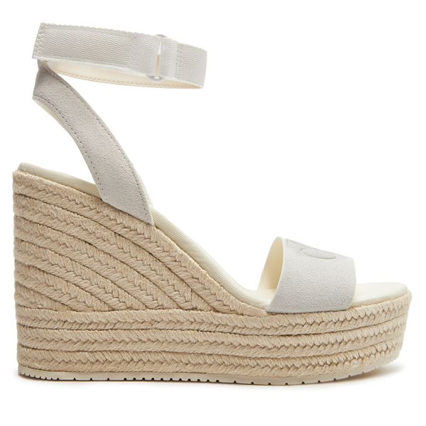 Calvin Klein Jeans Espadrile Calvin Klein Jeans Wedge Sandal Su Mg Btw YW0YW01026 Creamy White/Bright White 0F9