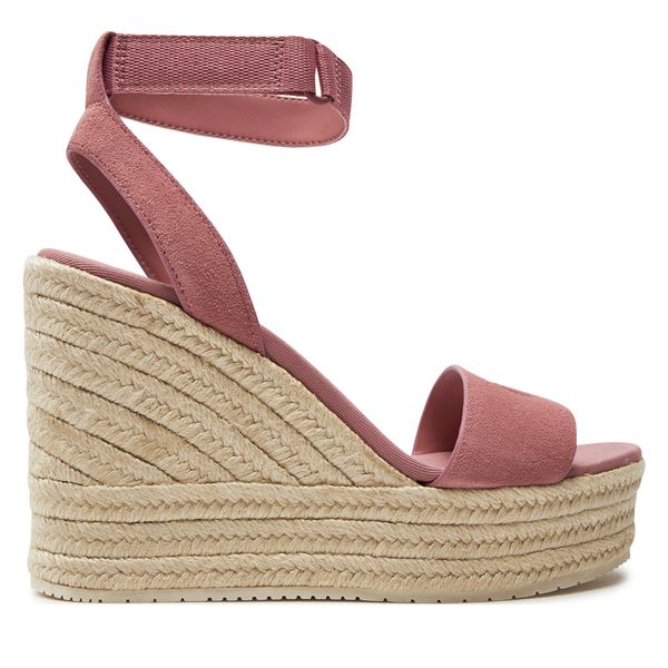 Calvin Klein Jeans Espadrile Calvin Klein Jeans Wedge Sandal Su Mg Btw YW0YW01026 Ružičasta
