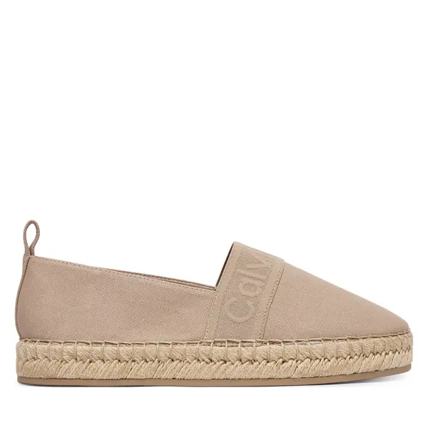Calvin Klein Espadrile Calvin Klein Logo Webbing HW0HW02934 Bež