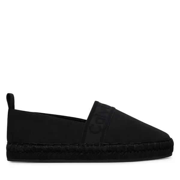 Calvin Klein Espadrile Calvin Klein Oblique Espadrille Webbing HW0HW02934 Crna