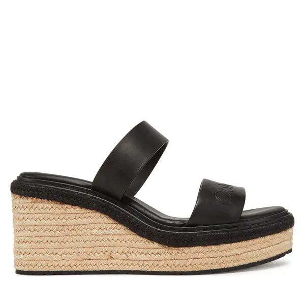 Calvin Klein Espadrile Calvin Klein Wedge Sandal 50 - He HW0HW02375 Crna