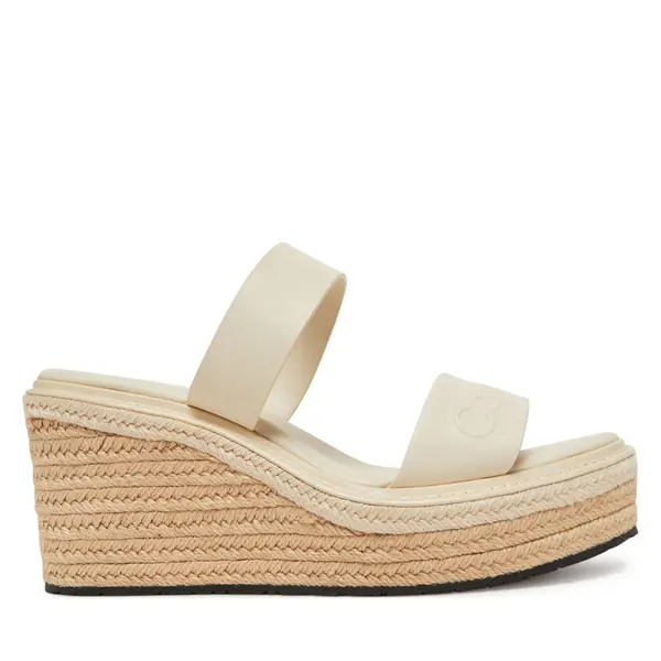 Calvin Klein Espadrile Calvin Klein Wedge Sandal 50 - He HW0HW02375 Écru