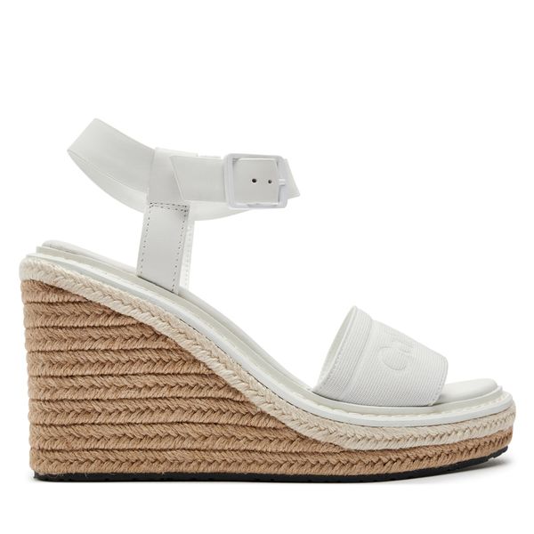 Calvin Klein Espadrile Calvin Klein Wedge Sandal 70 He HW0HW02050 Bijela