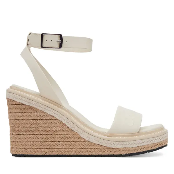 Calvin Klein Espadrile Calvin Klein Wedge Sandal 70 - He HW0HW02376 Bijela