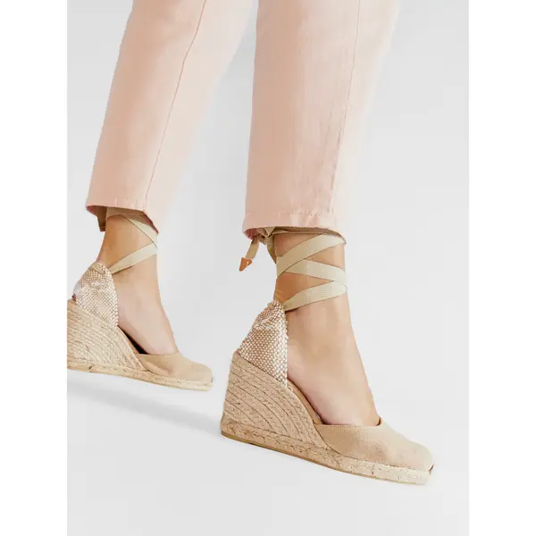 Castañer Espadrile Castañer Carina/8/002 021642-2017 Bež