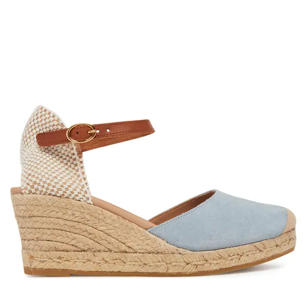Genuins Espadrile Genuins Carina Velour G106384 Plava