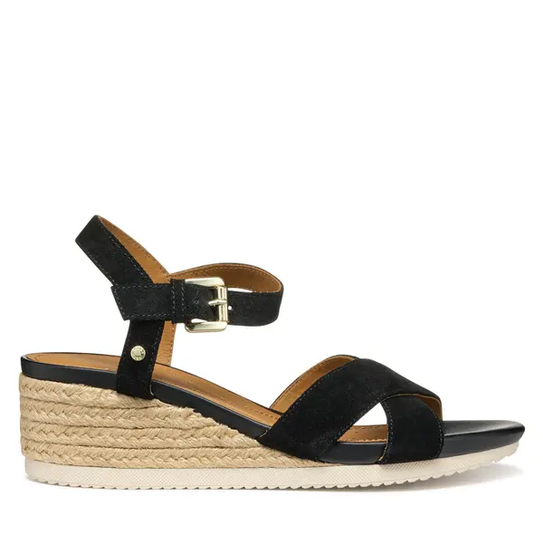 Geox Espadrile Geox D Ischia Corda D55HHB 00020 C9999 Crna