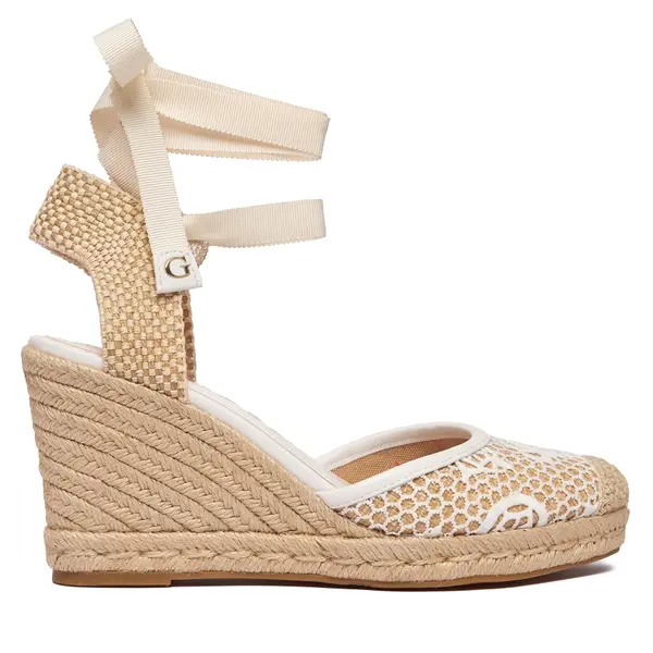 Guess Espadrile Guess FLJCHY FAL04 Bijela