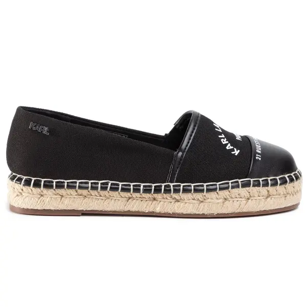 Karl Lagerfeld Espadrile KARL LAGERFELD KL80108 Crna