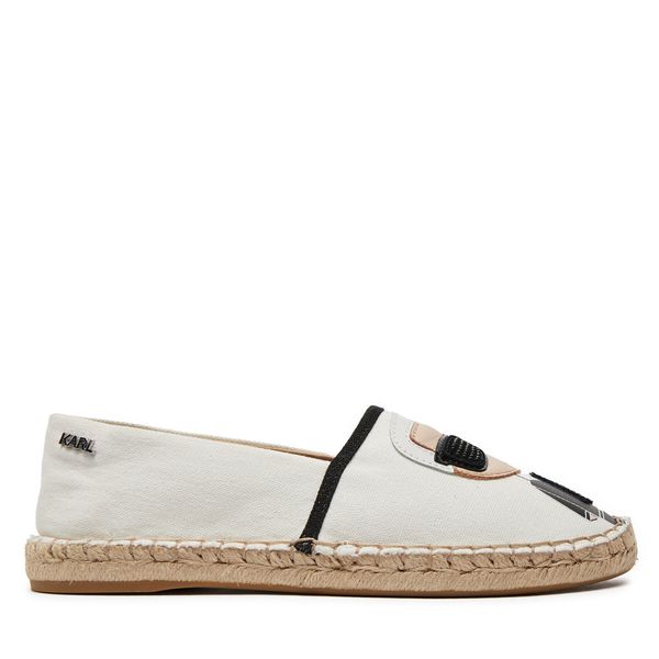 KARL LAGERFELD Espadrile KARL LAGERFELD KL80111 White Lthr/Textile