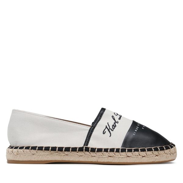 KARL LAGERFELD Espadrile KARL LAGERFELD KL80123 White Lthr/Black