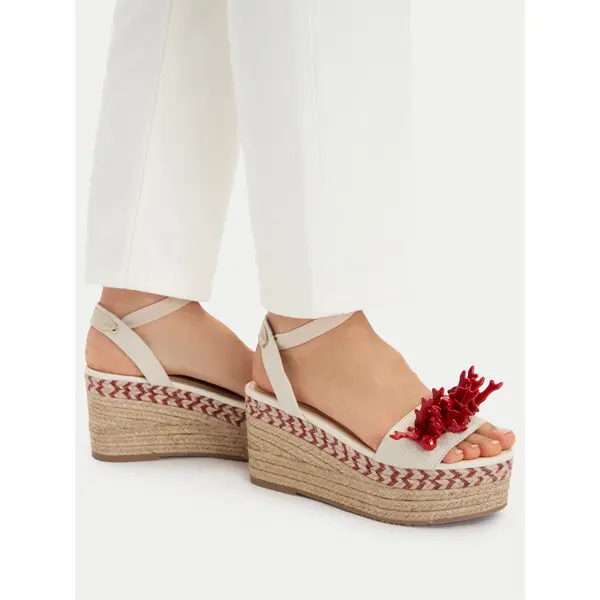 Liu Jo Espadrile Liu Jo Bali 02 SA6085 T6948 Krem