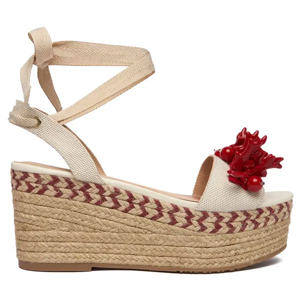 Liu Jo Espadrile Liu Jo Bali 02 SA6085 T6948 Krem