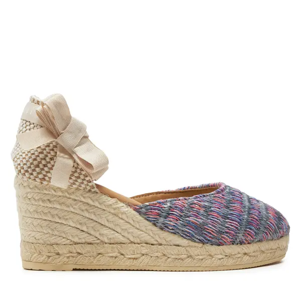 Manebi Espadrile Manebi Acapulco Low Wedge Espadrilles G 0.6 WL Ljubičasta