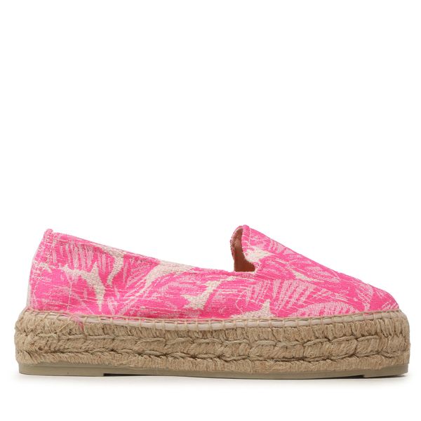 Manebi Espadrile Manebi Cotton Jaquard Double Sole Espadrilles G 4.7 D0 Ružičasta