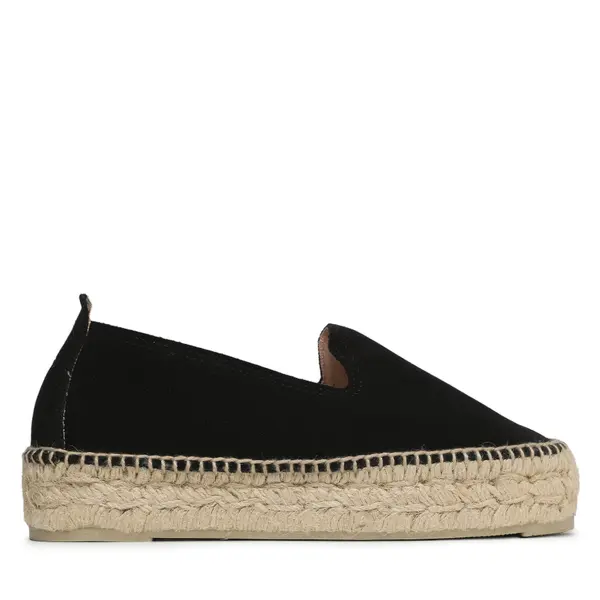 Manebi Espadrile Manebi Double Sole Espadrilles K 1.0 D0 Crna