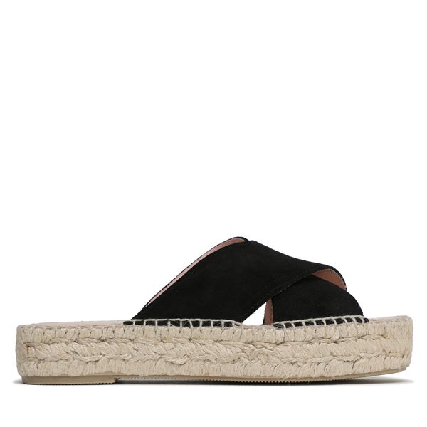 Manebi Espadrile Manebi Double Sole X Bands Sandals K 1.0 DX Black