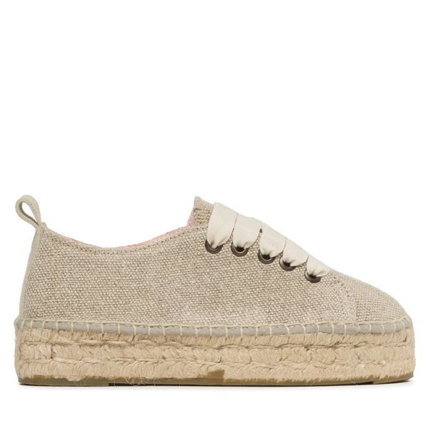 Manebi Espadrile Manebi Lace-Up Espadrilles O 7.1 E0 Natural