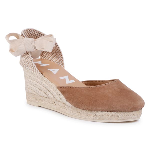 Manebi Espadrile Manebi Low Wedge Valenciana W 1.9 Wl Smeđa