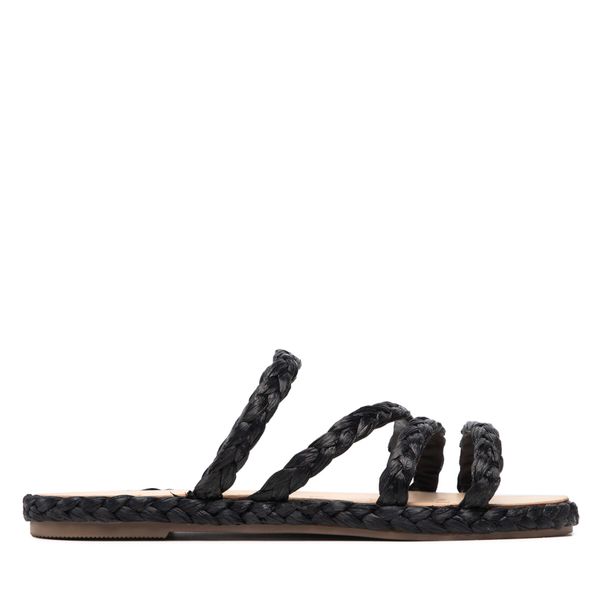 Manebi Espadrile Manebi Rope Sandals S 3.7 Y0 Black Raffia Rope